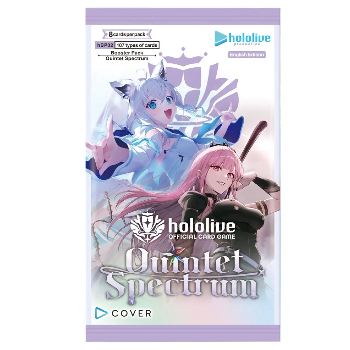 Noutati - Hololive Official Card Game Quintet Spectrum Booster Pack – 8 Cards