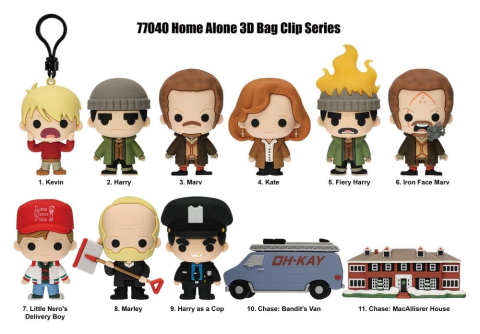 PRECOMENZI - Home Alone 3D PVC Bag Clips Series 1 Blind Bag Display (24)