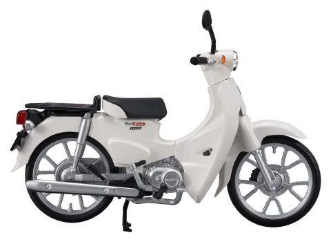 Manga & Anime - Honda Kaitanics Plastic Model Kit Super Cub 110 Classical White