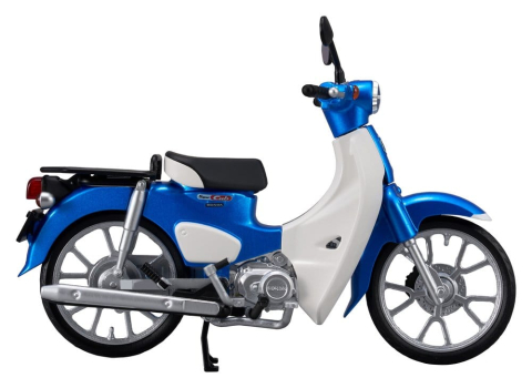 Honda Kaitanics Plastic Model Kit Super Cub 110 Glint Wave Blue Metalic [6]