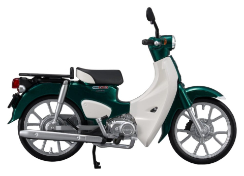Manga & Anime - Honda Kaitanics Plastic Model Kit Super Cub 110 Tasmania Green Metallic