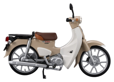 Manga & Anime - Honda Kaitanics Plastic Model Kit Super Cub 110 Virgin Beige
