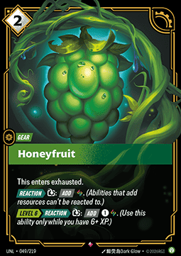 Singles Trading Card Games - Honeyfruit Unleashed - Singles  049