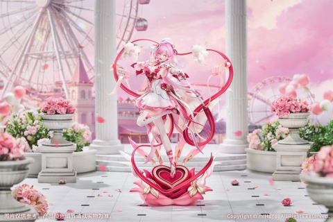 PRECOMENZI - Honkai Impact 3rd PVC Figure 1/7 Elysia Hi Love Elf Ver. With Bonus 29 cm