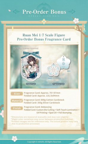 Honkai: Star Rail PVC Figure 1/7 Ruan Mei Plumblossom Letter Ver. With Bonus 18 cm [15]