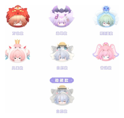 Honkai: Star Rail PVC Mini Figures Cosmic Amusement Park Wobble Doll Blind Box Display (6) [1]