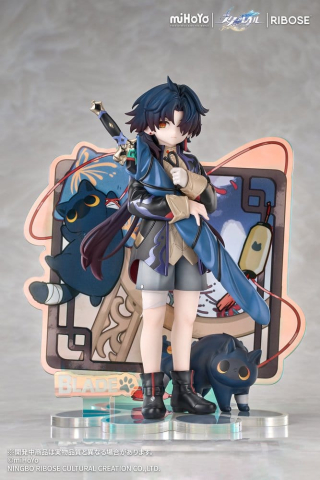 Honkai: Star Rail Rise Up+ Chibi Cat Series Chibi Figure Blade Ver. 19 cm [3]