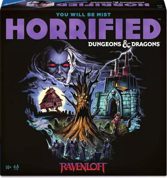 Board Games - Horrified: Dungeons & Dragons – Ravenloft | Joc Cooperativ, Engleza