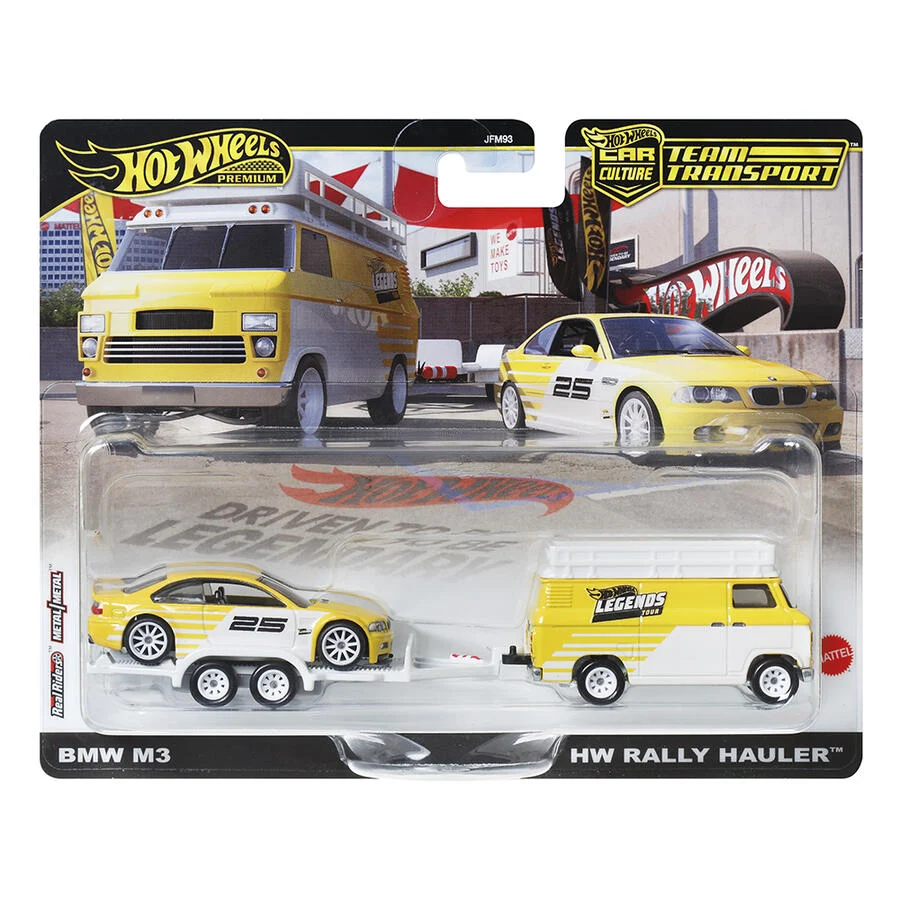Noutati - Hot Wheels BMW M3 HW Rally Hauler Team Transport 1:64