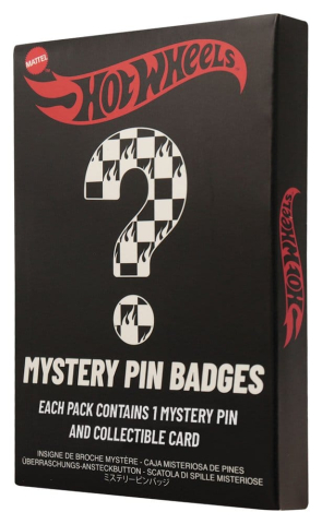 Hot Wheels Mystery Pin Badges Blind Box Display (12) [12]