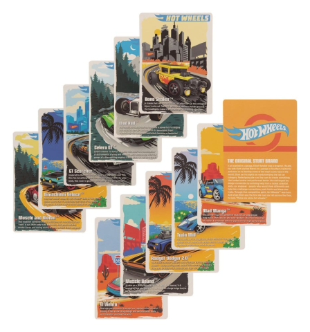 Hot Wheels Mystery Pin Badges Blind Box Display (12) [1]