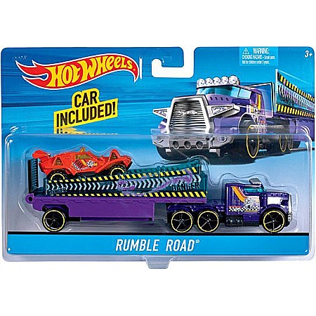 Hot Wheels - Hot Wheels Set Camion si Masina Sport