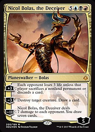 Hour of Devastation - Hour of Devastation Planeswalker Deck - Nicol Bolas, the Deceiver