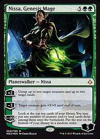 Hour of Devastation - Hour of Devastation Planeswalker Deck - Nissa, Genesis Mage