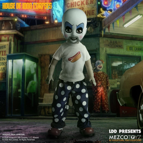 PRECOMENZI - House of 1000 Corpses LDD Presents Doll Captain Spaulding 25 cm