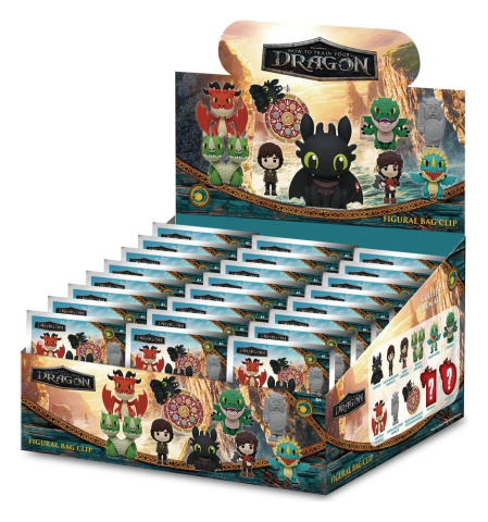 How to Train Your Dragon 3D PVC Bag Clips Series 2 Display (24) [2]