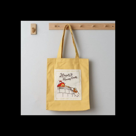 Howl's Moving Castle Tote Bag Calcifer & Heen [3]