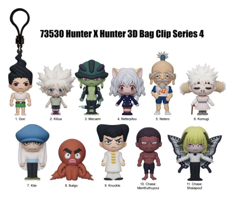 Hunter x Hunter 3D PVC Bag Clips Series 4 Blind Bag Display (24) [2]