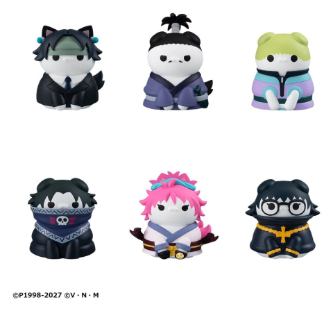 Hunter x Hunter Mega Cat Project Mini Figures Nyanter x Nyanter the Phantom Troupe x Cat 3 cm Blind Box Display (8) [10]