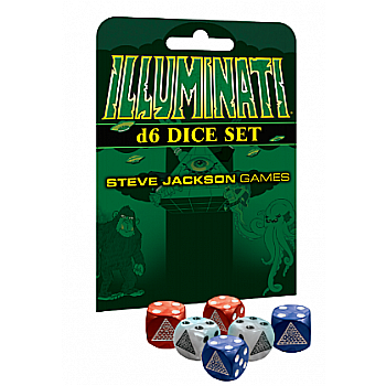 Board Games - Illuminati d6 Dice Set