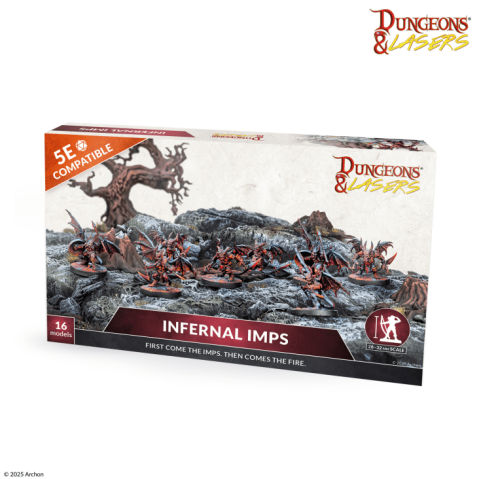 Board Games - Infernal Imps – Set Miniaturi Dungeons & Lasers (nepictate si neasamblate)