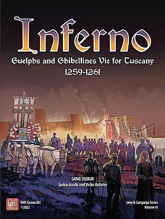Board Games - Inferno: Guelphs and Ghibellines Vie for Tuscany, 1259-1261