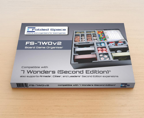 Accesorii pentru boardgames - Insert organizator 7 Wonders 2nd Edition + Extensii (Armada, Cities, Leaders)