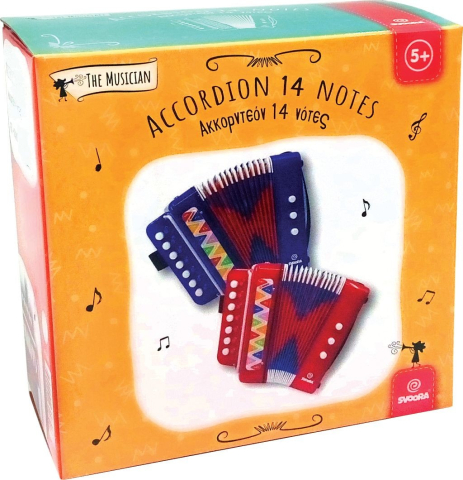Instrument muzical acordeon albastru [4]