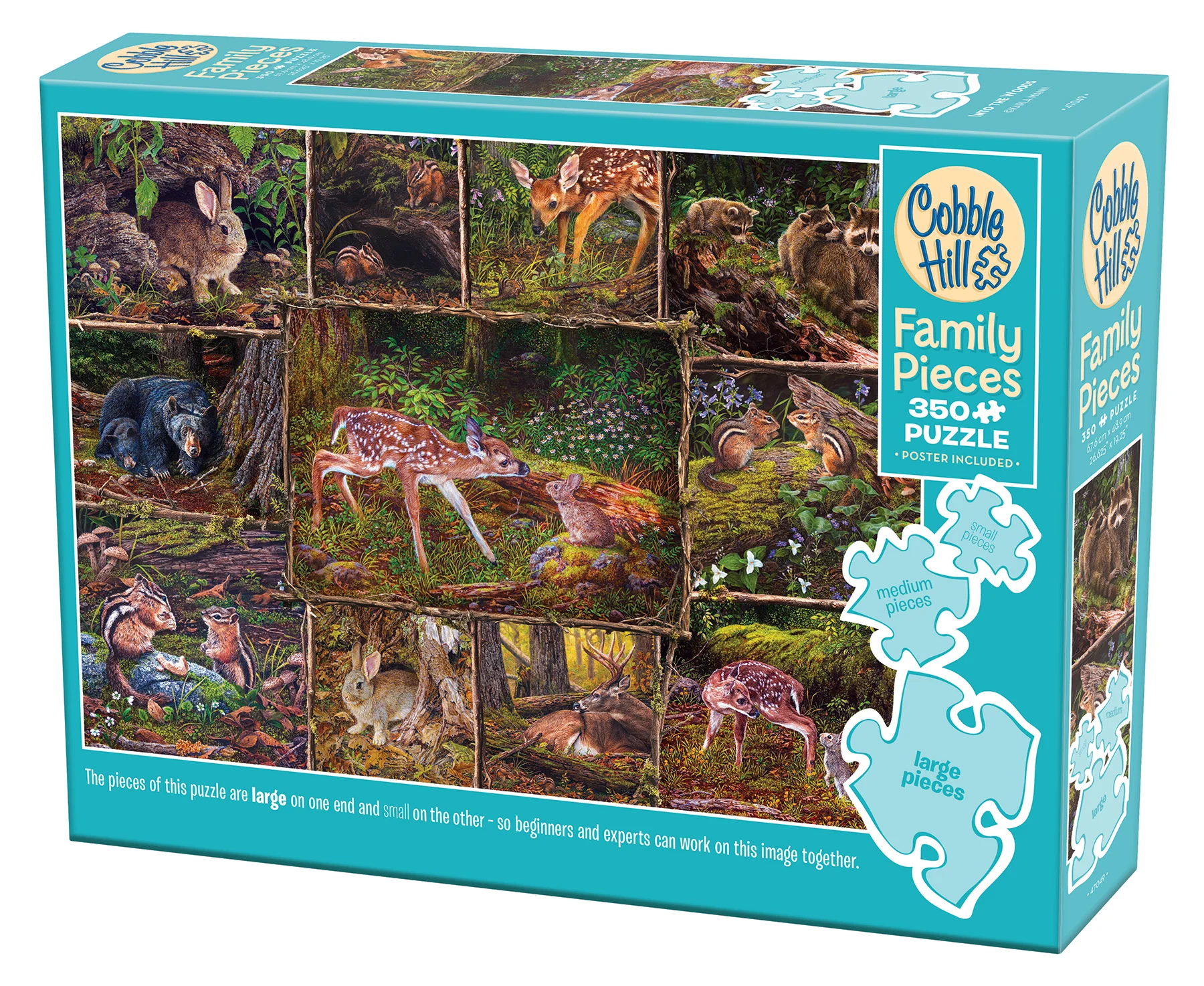 Puzzle 350 piese - Into the Woods – Puzzle 350 piese