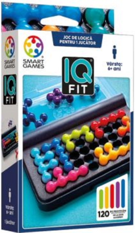 Smart Games - IQ Fit – Joc de logica 3D cu 120 de provocari (editie in limba romana)