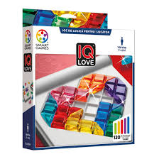 IQ Love joc de logica cu 120 provocari (editie limba romana) Smart Games - IQ Love joc de logica cu 120 provocari (editie limba romana)