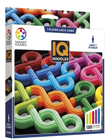 Smart Games - IQ Noodles – Joc de logica cu 120 de provocari