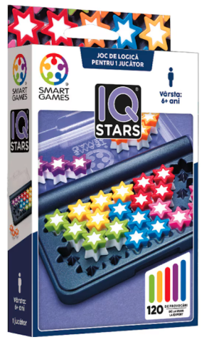 Board Games - IQ Stars joc de logica cu 120 provocari (editie limba romana)