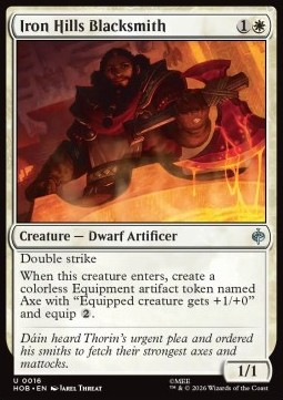 Magic: The Gathering Singles - Iron Hills Blacksmith The Hobbit - Singles 16 FOILED