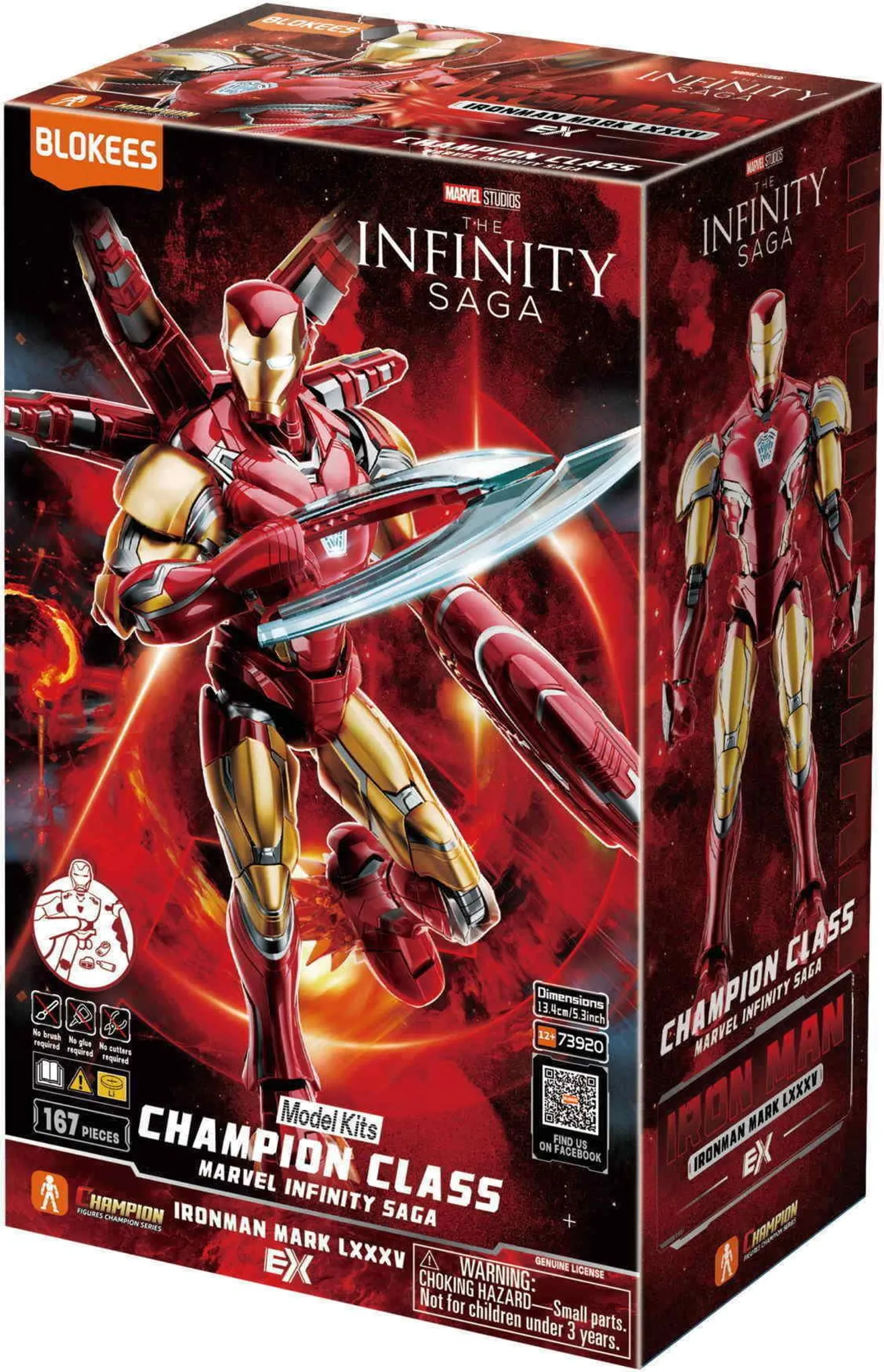 Noutati - Iron Man MK85 Champion Class 01 Model Kit 13 cm