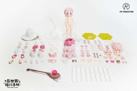 Isekai Travel Diary Plastic Model Kit 02B Rookie Wizard Mars Stock Sakura Magic Ver. 13 cm [4]