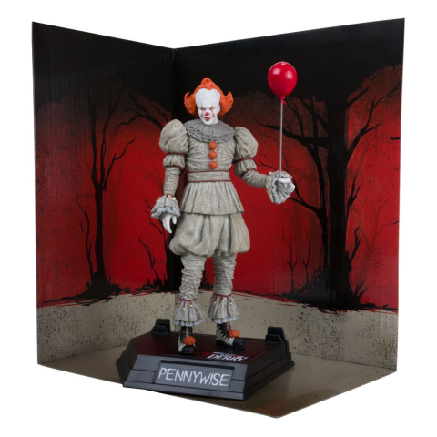It: Welcome to Derry – Pennywise Gold Label Statueta Movie Maniacs 16 cm [4]