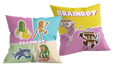 PRECOMENZI - Italian Brainrot Pillow Crazy Mix 40 x 40 cm