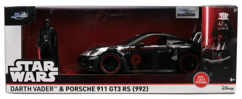 Noutati - Jada Toys Star Wars Darth Vader Porsche 911 GT3 RS 1:24 cu Figurina
