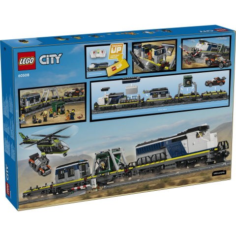 LEGO City Jaf in Trenul Politiei 60508 Set Tren Electric 1313 Piese [2]