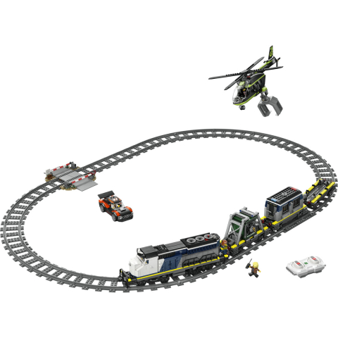 LEGO City Jaf in Trenul Politiei 60508 Set Tren Electric 1313 Piese [7]