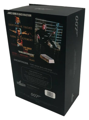 James Bond Prop Replica 1/1 Goldfinger Fort Knox Bullion Bar 25 cm Limited Edition [3]
