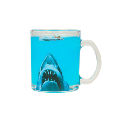 Jaws Glass Mug Poster [1]
