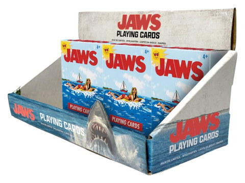 PRECOMENZI - Jaws Playing Cards Display (12 Packs)