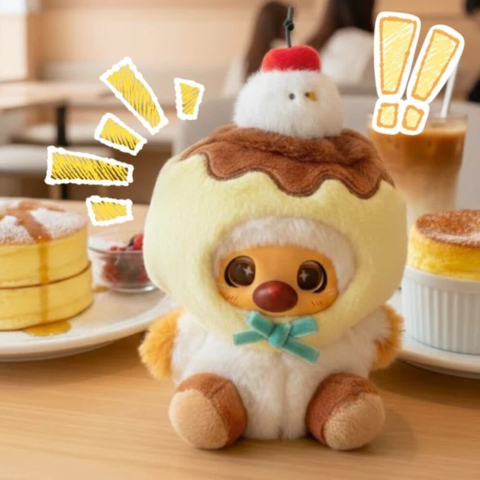 Jayshoo Plush Keychain One Bite no End 12 cm Blind Box Display (6) [3]