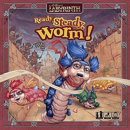 Board Games - Jim Hensons Labyrinth: Ready, Steady, Worm!