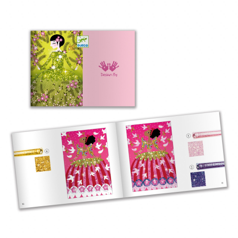 Joc creativ cu sclipici Zane, Djeco [4]