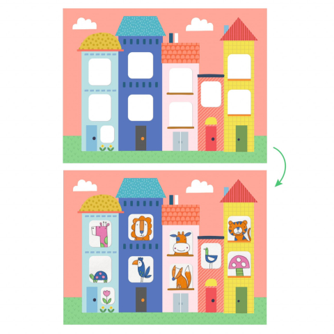 Joc creativ de desenat dupa contur, Djeco [3]