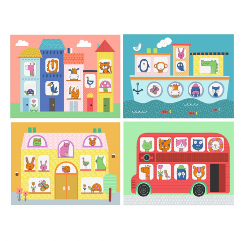 Joc creativ de desenat dupa contur, Djeco [4]