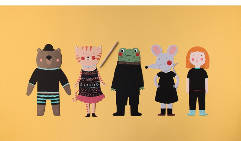 Joc creativ de razuit Animale prietenoase, Londji [1]